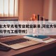 【河北大学光电专业就业前景,河北大学光电信息科学与工程学院】